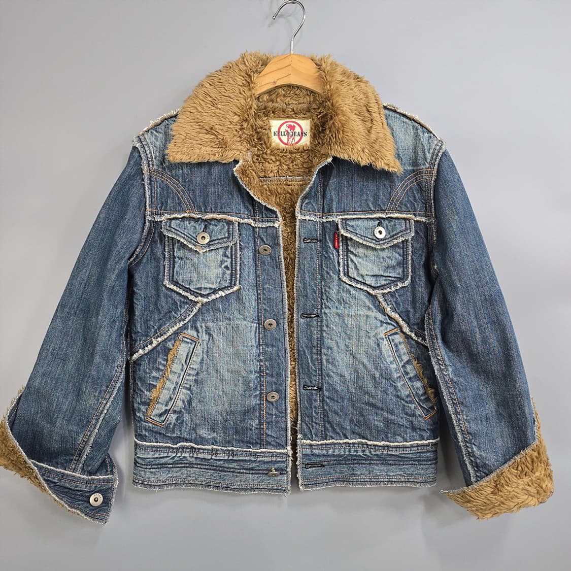 켈로진스(KELLO JEANS) 셰르파 데님 자켓 상품이미지1