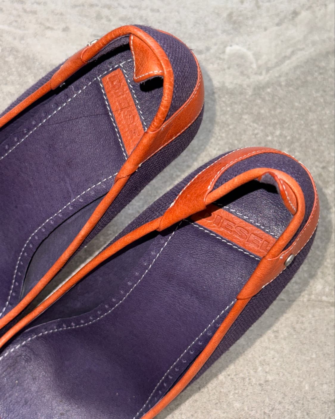 DIESEL purple orange edge pumps heels 상품이미지7