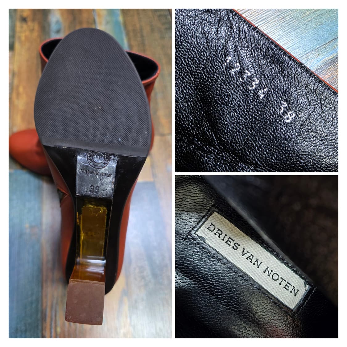 드리스 반 노튼 앵클 부츠 / 38 (245~250) 상품이미지10