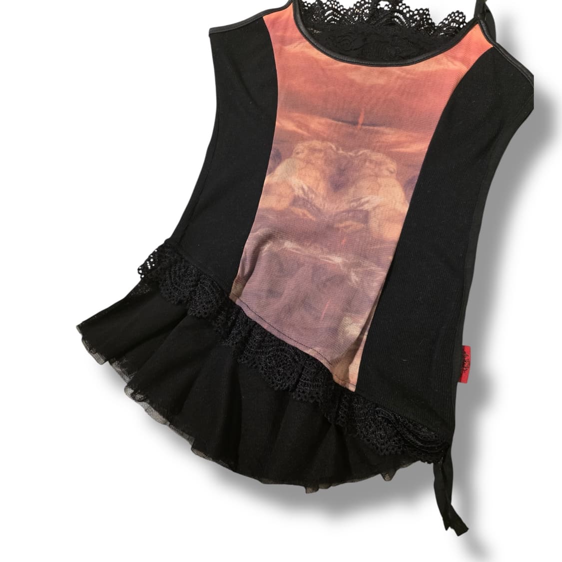 오즈온 앤티크 레이어드 슬리브리스 탑 상품이미지4