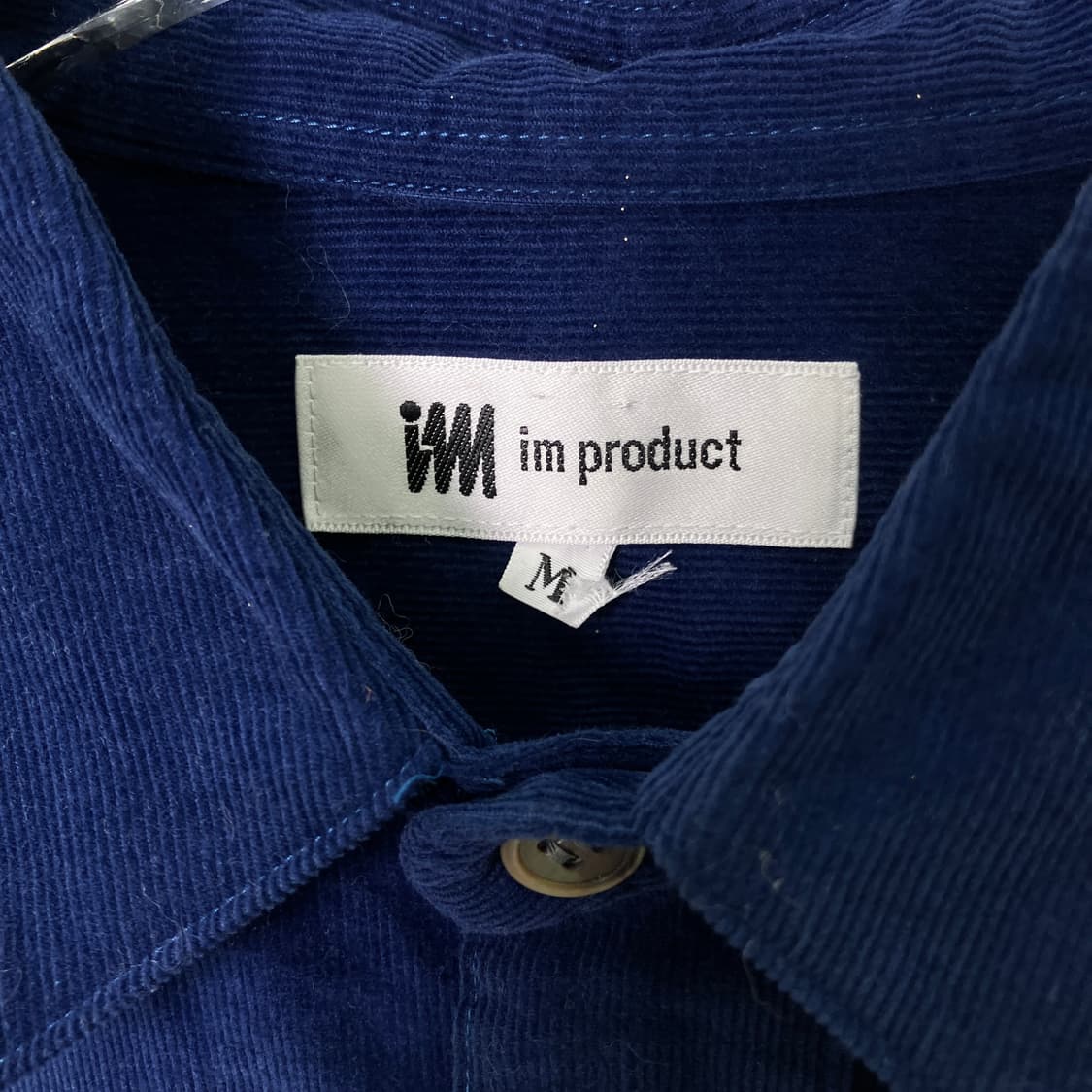 이세이미야케 im product 블루 코듀로이 셔츠 M 상품이미지3