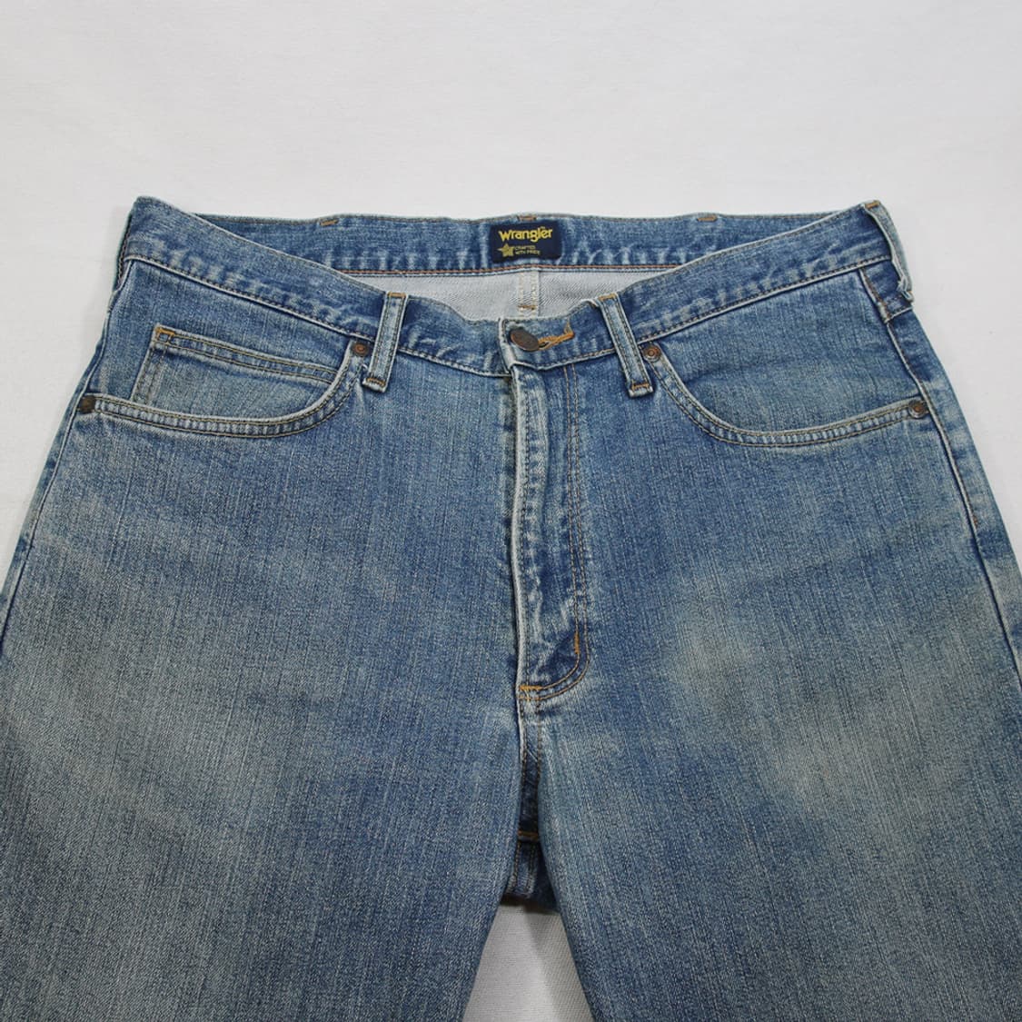 (착용컷) Wrangler 데님 팬츠 (남성용 33.5) 상품이미지4