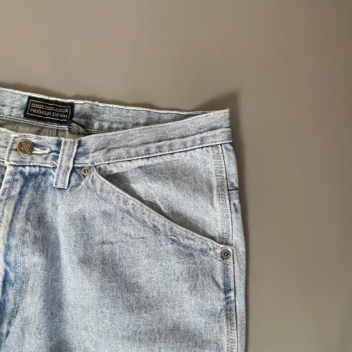 (36) 소노마 뒷 카펜더 포인트 연청 데님팬츠 상품이미지3