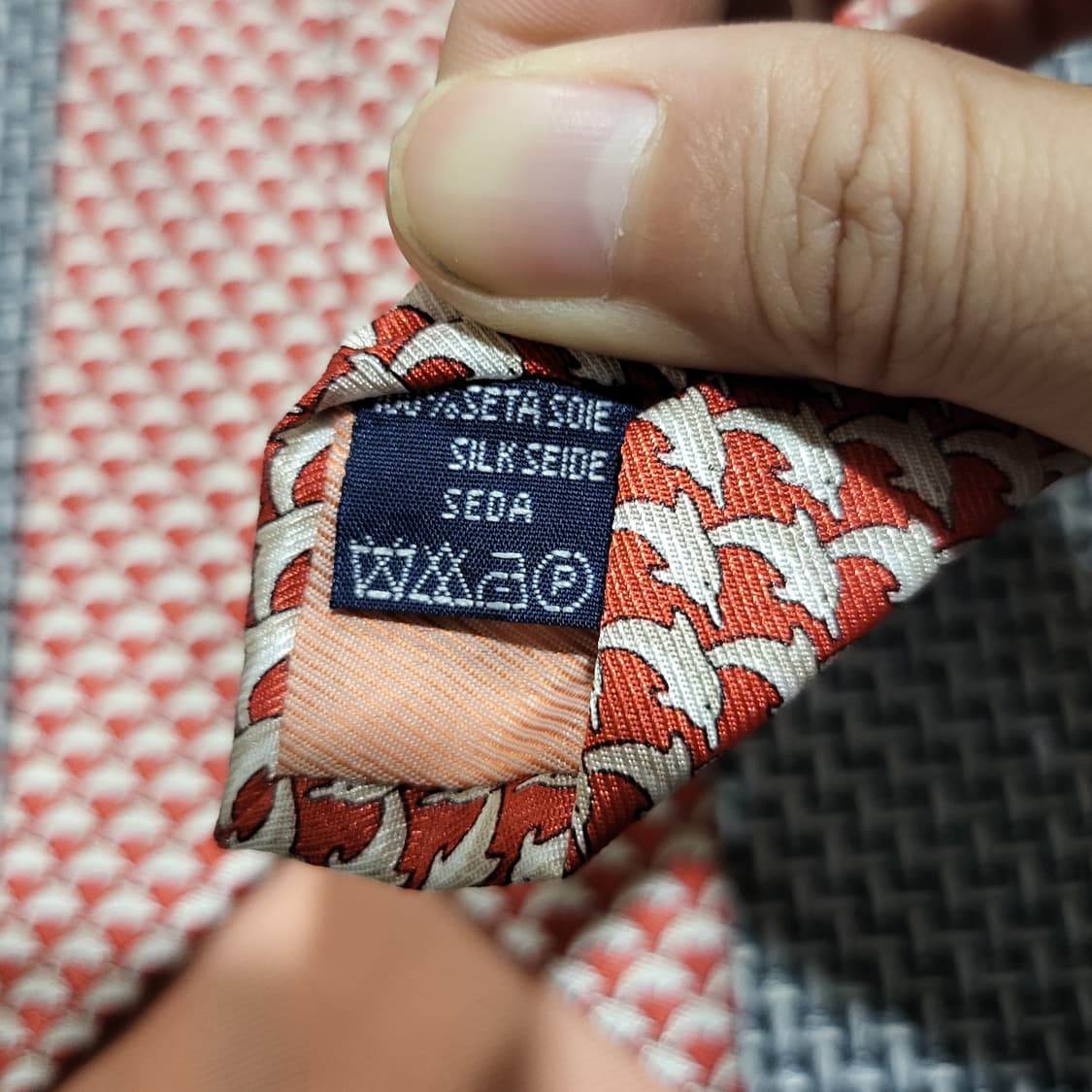 에르메스 정품 실크 넥타이 상품이미지6