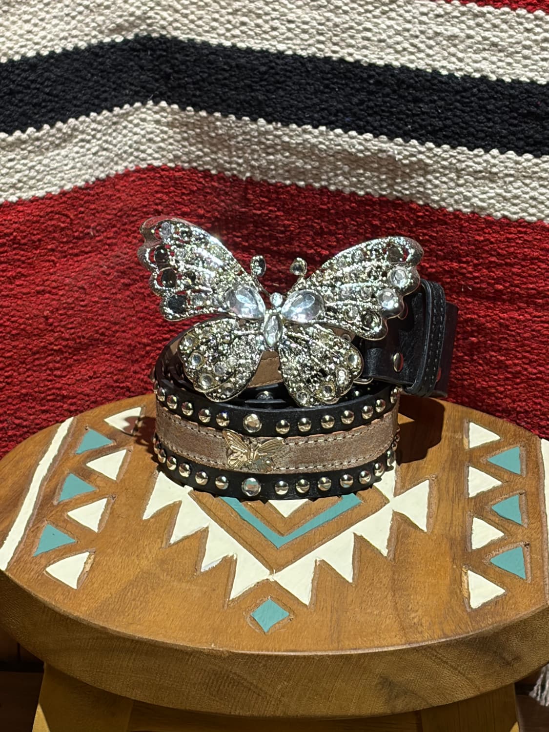 Rock chic y2k butterfly belt / 락시크 벨트 상품이미지1