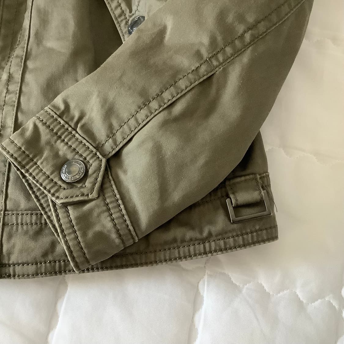 자라 빈티지 카키 자켓 상품이미지4