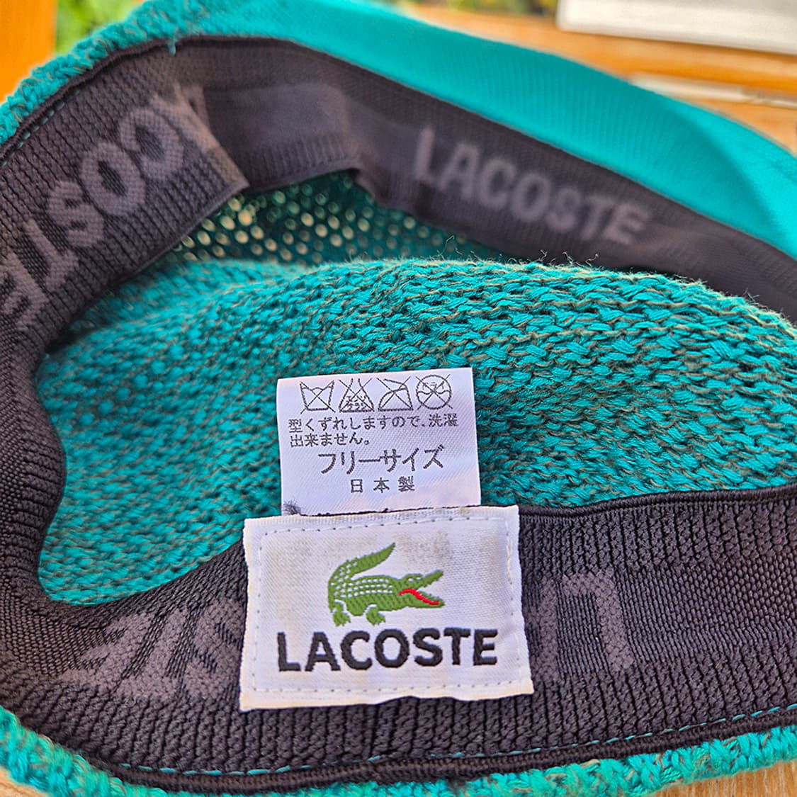 LACOSTE 헌팅캡 hunting cap (Made In Japan) 상품이미지4