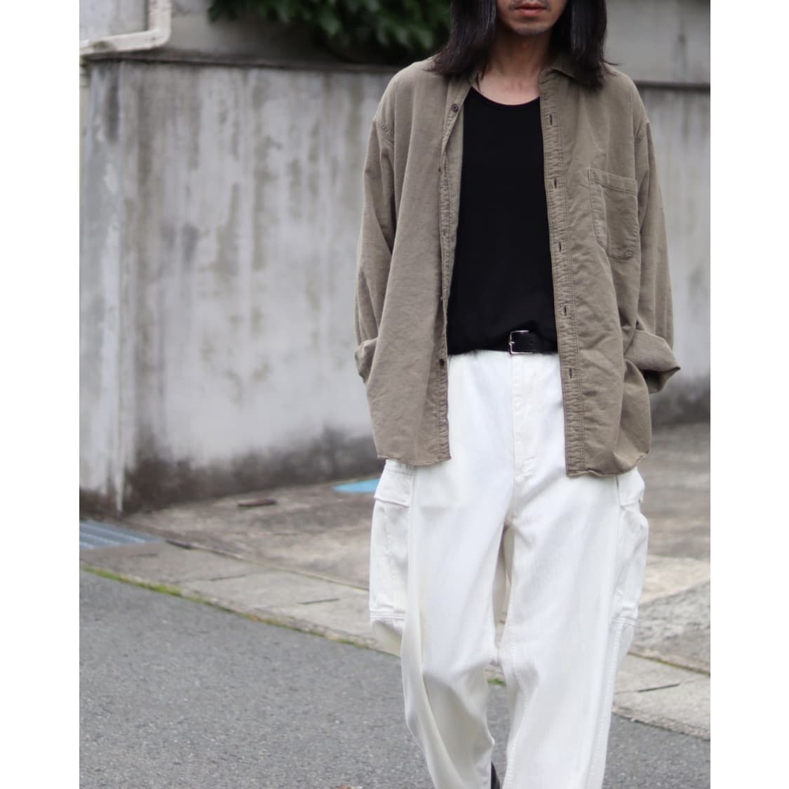 26aw Vintage Cotton Moleskin Shirts 상품이미지8
