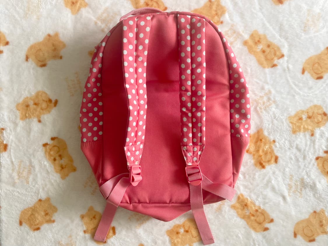 모리걸 빈티지 갭 gap 핑크 도트 백팩 💗🤍 상품이미지2