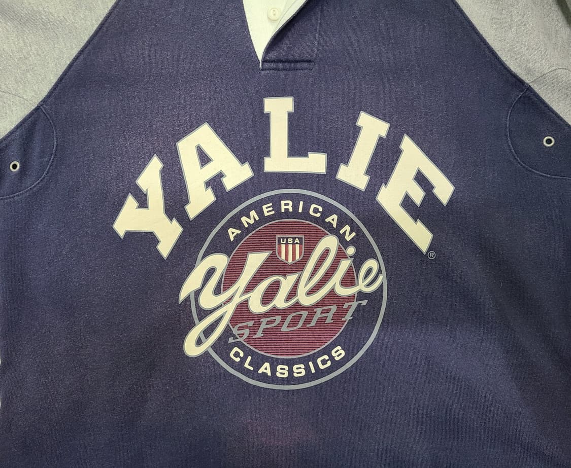 일본 빈티지 YALIE 럭비 카라티like아메카지 상품이미지10
