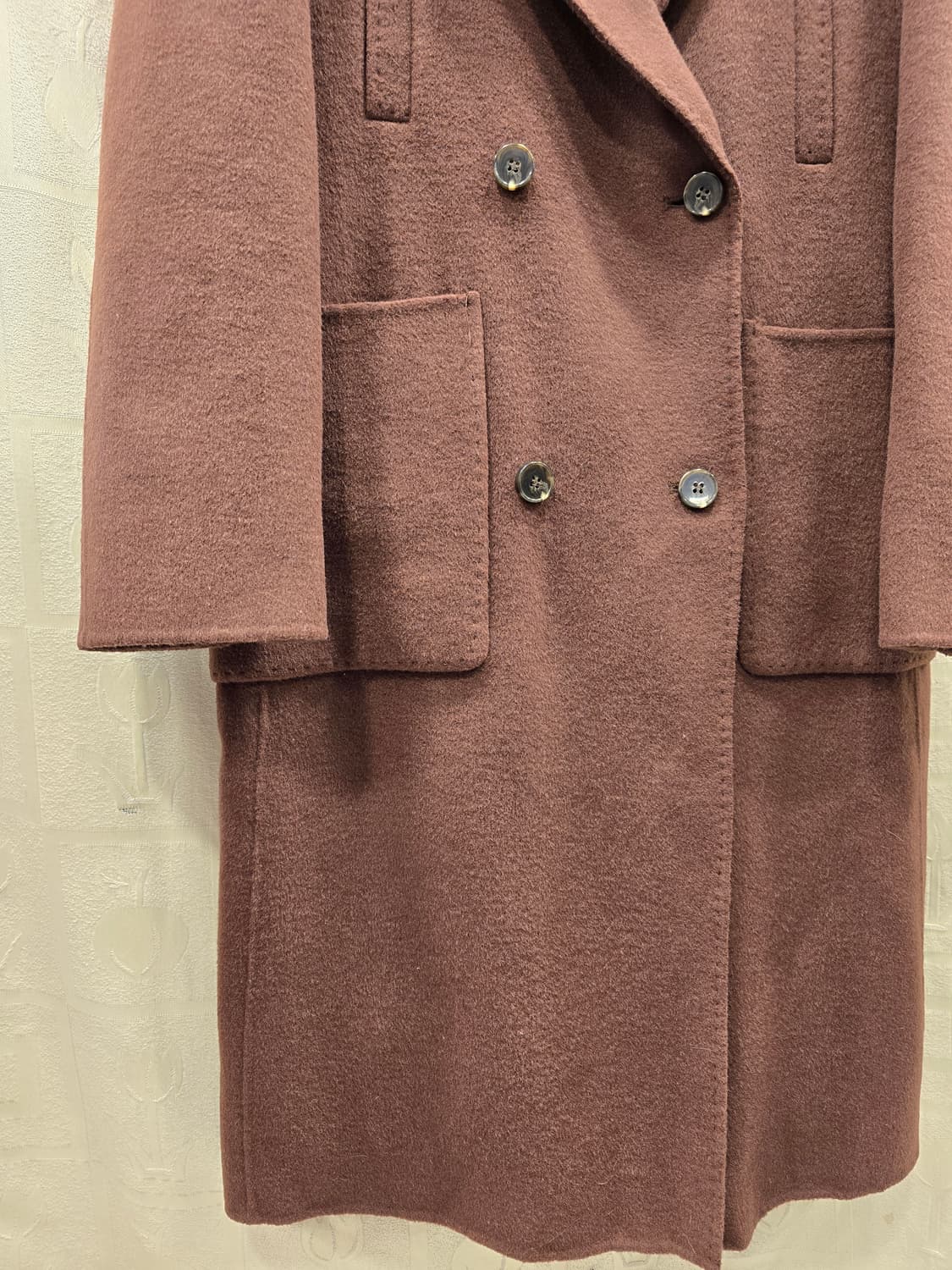 거의새거) 라삐아프 Laplaf 핸드메이드 모 더블 롱 코트 100 상품이미지4