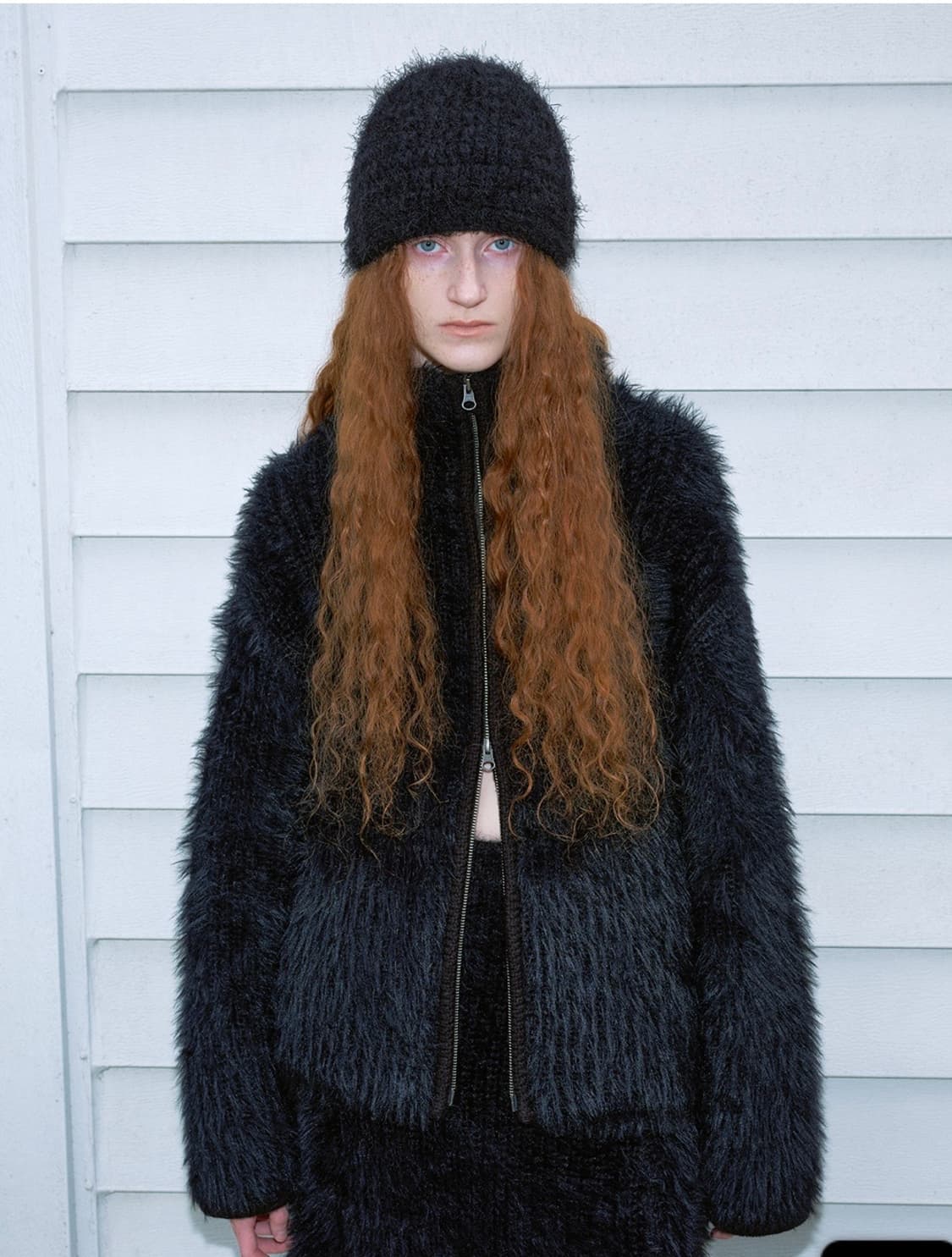 낫띵에브리띵 vegan fur cardigan 상품이미지4