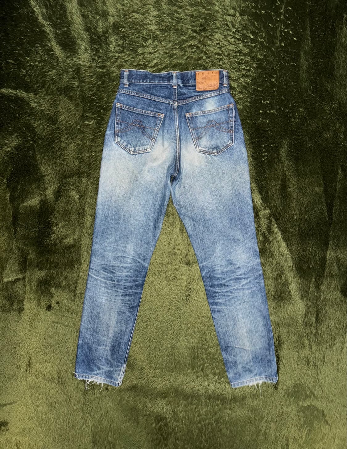 90s Kenzo Jeans 겐조 버튼 플라이 빈티지 워싱 데님 팬츠 상품이미지6
