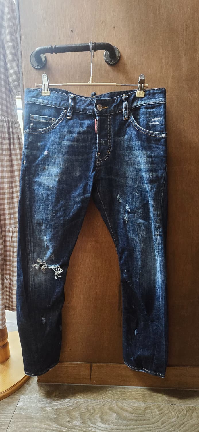 44)29인치  DSQUARED2 디스퀘어드 루키11 슬림핏 남성청바지 상품이미지2