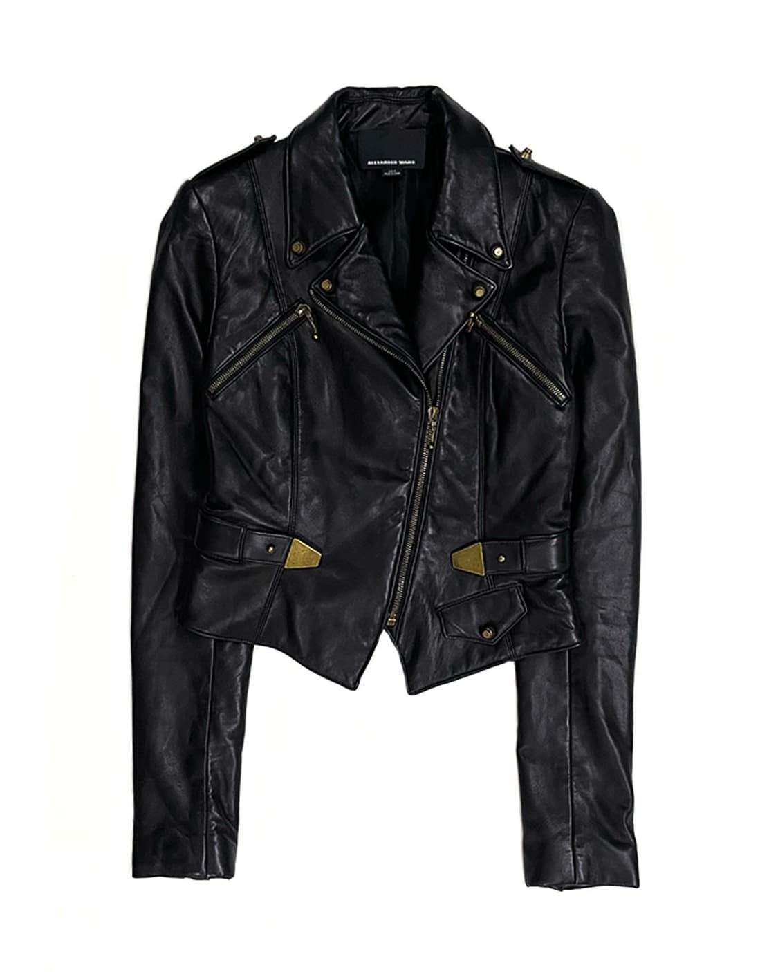 Alexander Wang 패디드 레더 라이더 자켓 상품이미지1