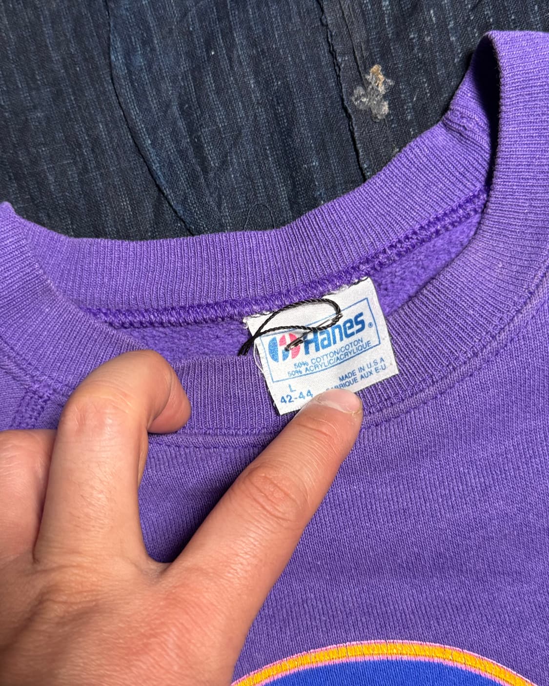 80-90‘s 헤인즈 하드락카페 로스 앤젤러스 스웻셔츠 L(42-44) 상품이미지4