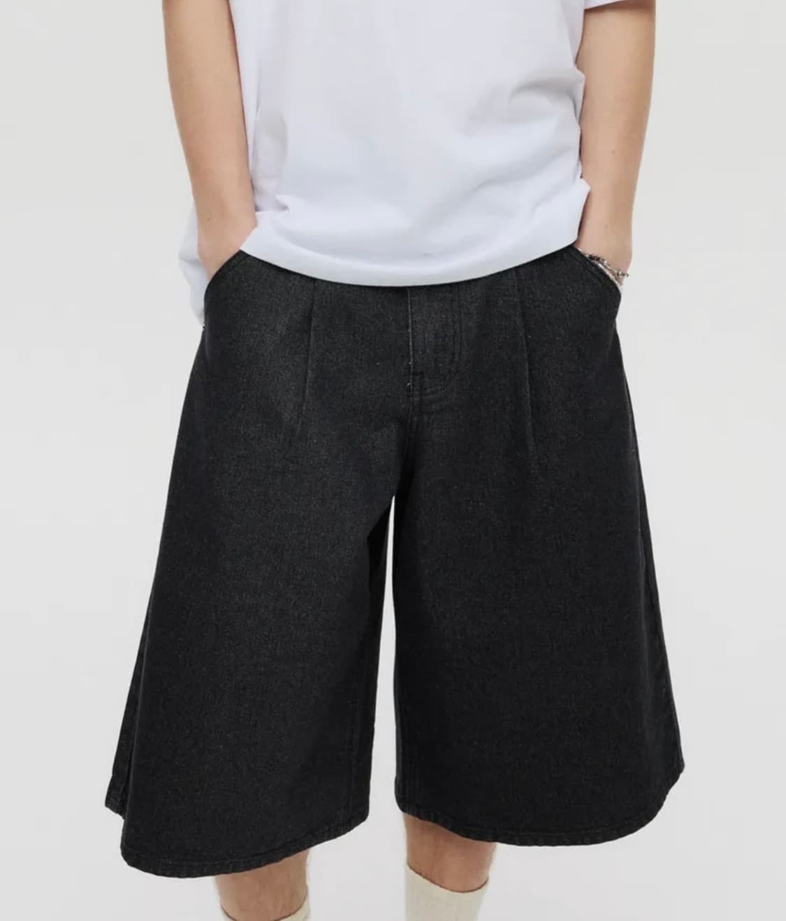 디앤에스알 원턱 버뮤다 데님팬츠 xl 상품이미지1