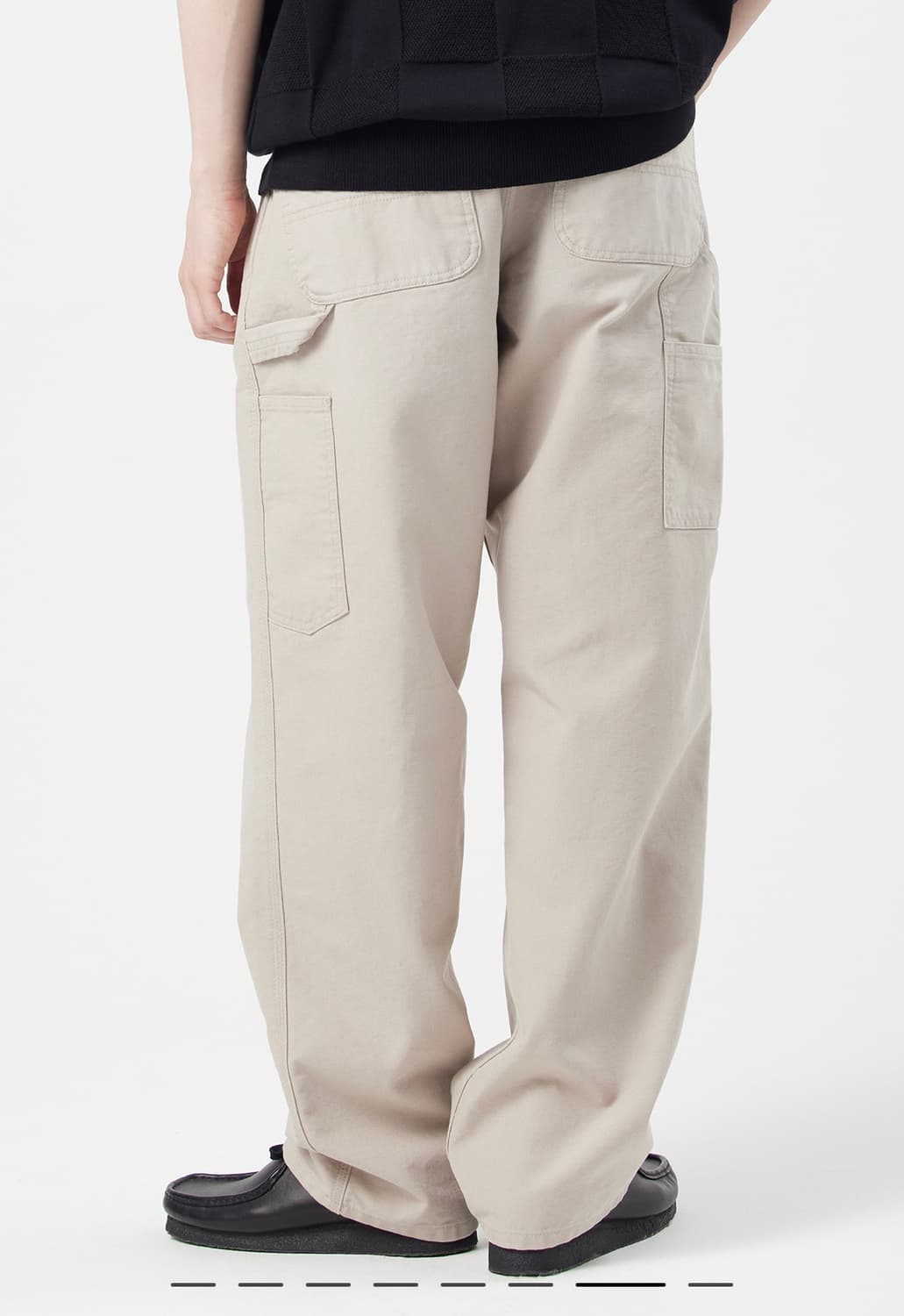 칼하트 싱글니 팬츠 디어본 더스키 베이지 스톤 캔버스(32) 상품이미지2