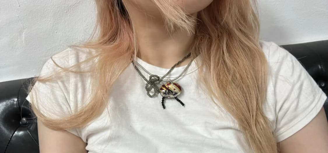 Fabric Doll Necklace 상품이미지3