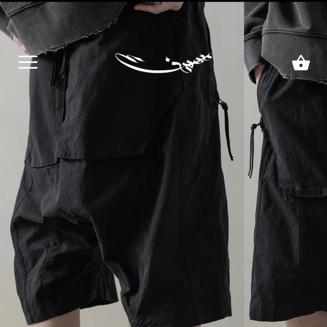 Object-dyed Shorts (Black) / Professor.E 상품이미지7