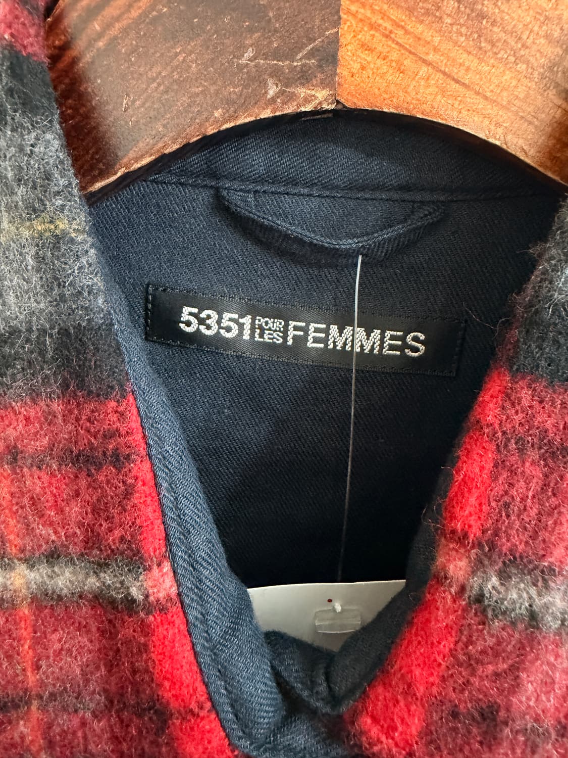 (세트 할인 가능) 5351 울 레드 체크 셔츠 상품이미지5