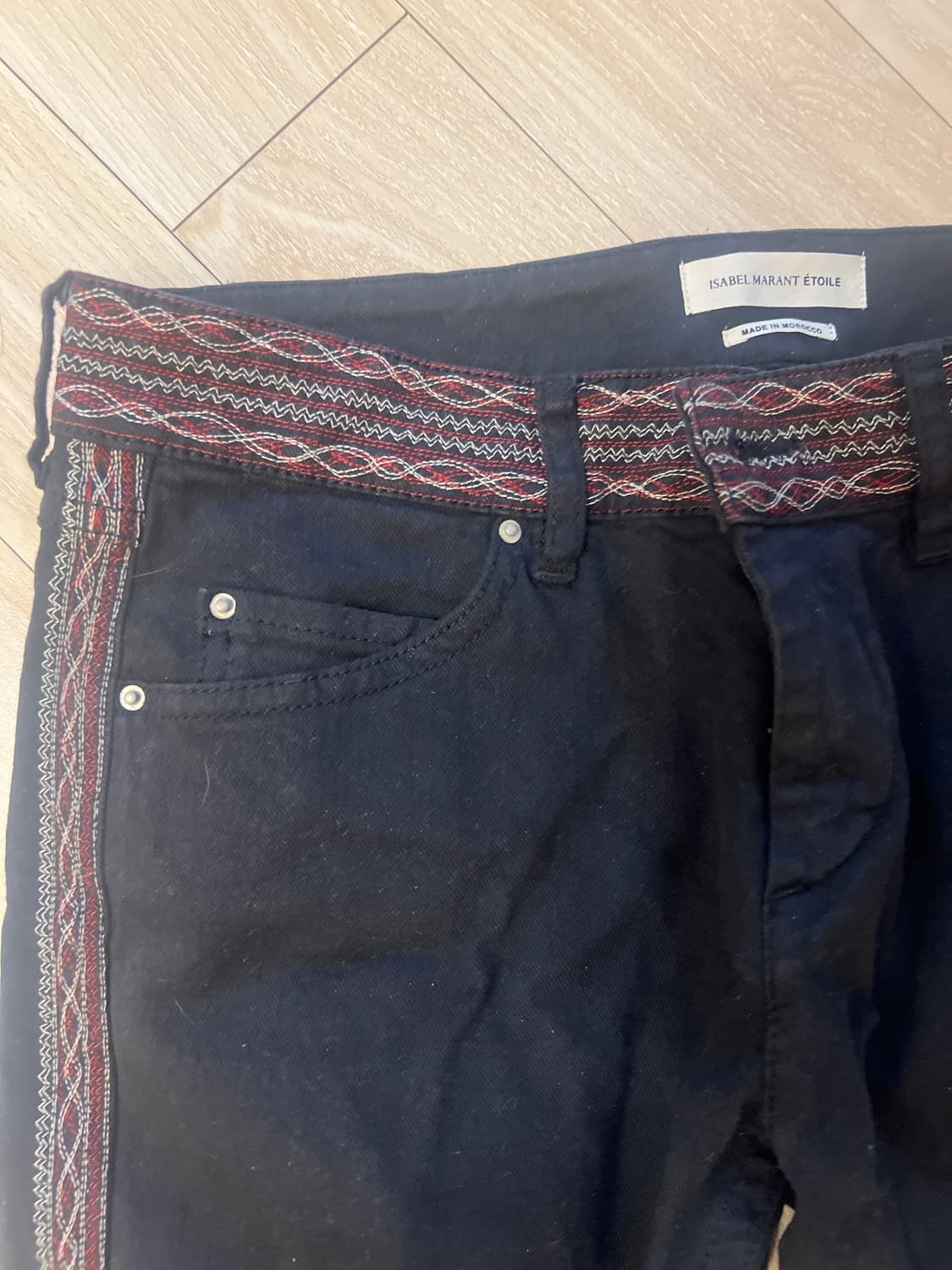 이자벨마랑 에스닉 자수 데님 상품이미지2