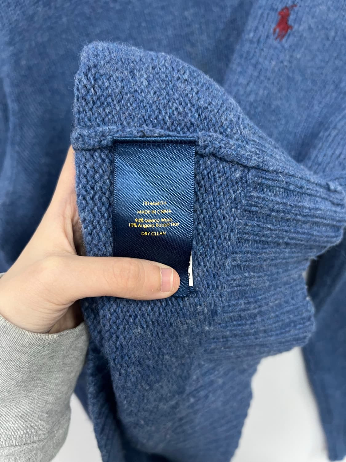 폴로 블루 니트 상품이미지3