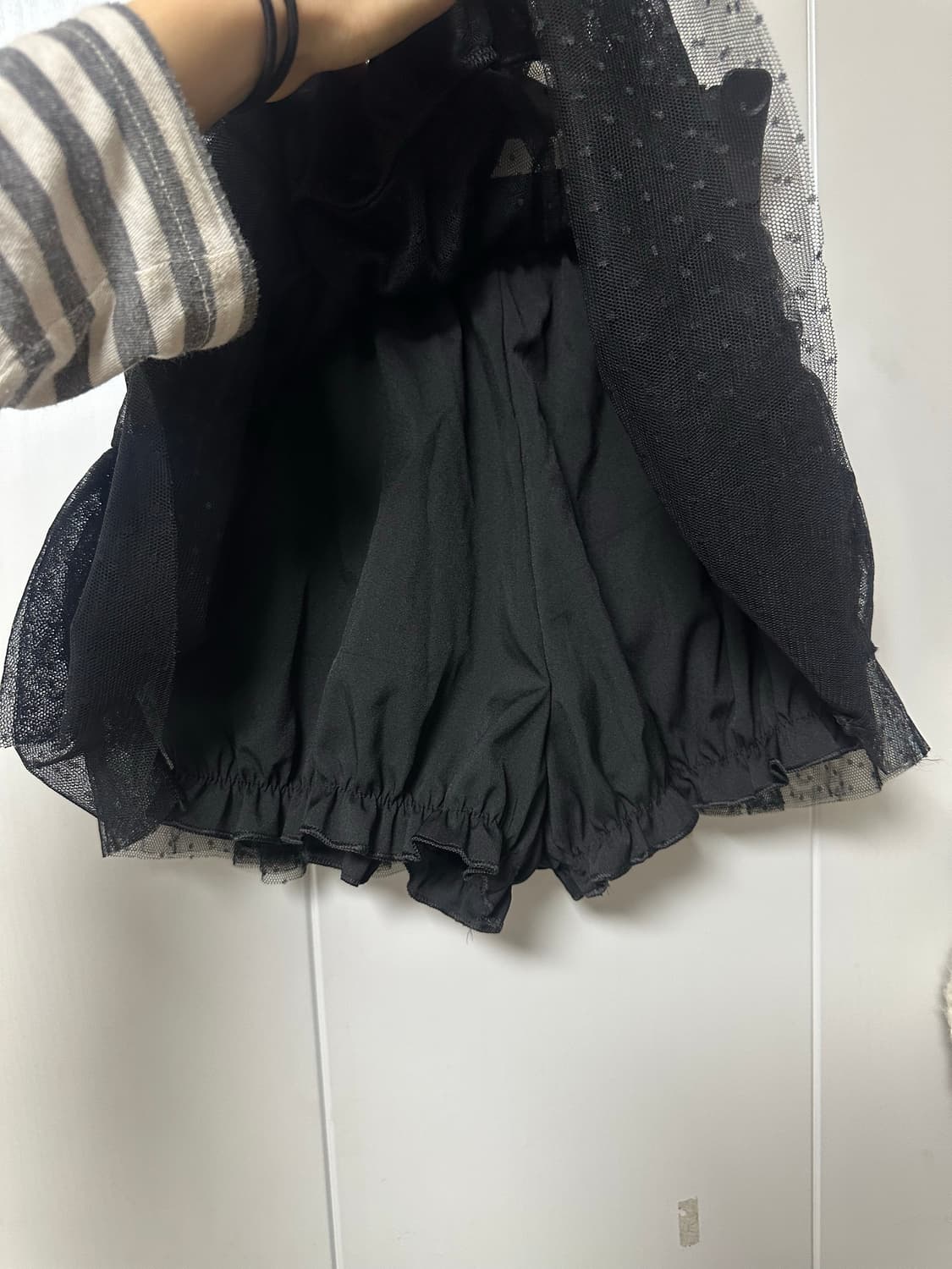 빈티지 도트 캉캉 스커트 상품이미지2