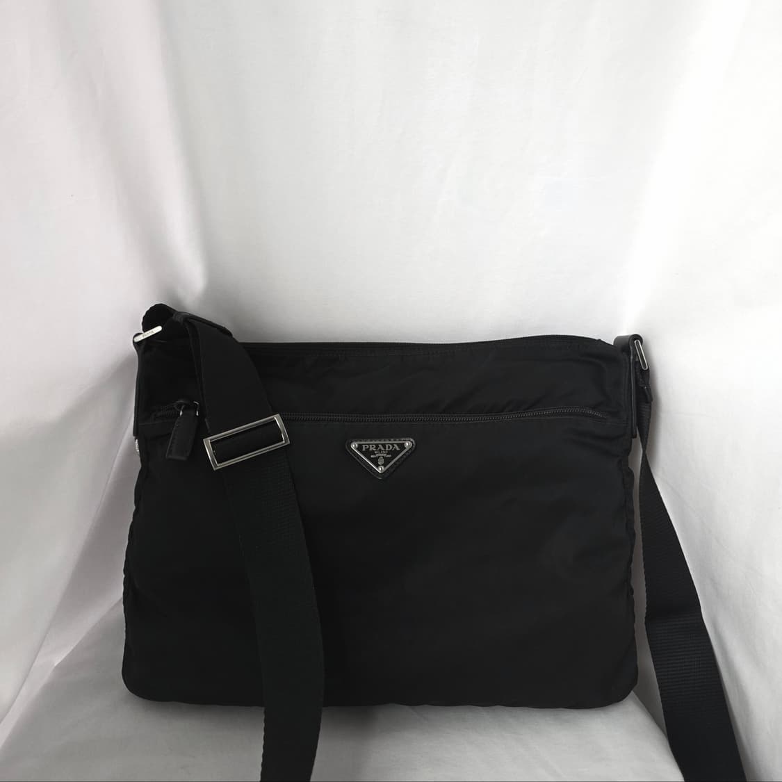 [정품 PRADA] 프라다 투지퍼 나일론 숄더백 크로스백 상품이미지2