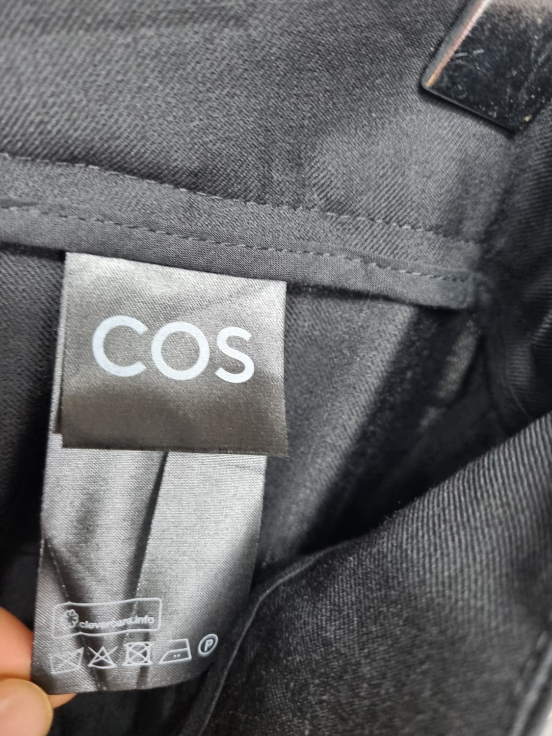 COS 코스 블랙 랩 와이드 바지 (봄.가을) 상품이미지7