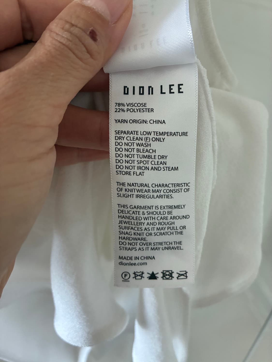 Dion Lee 디온 리 — 가터 스트레치 저지 탑 상품이미지6