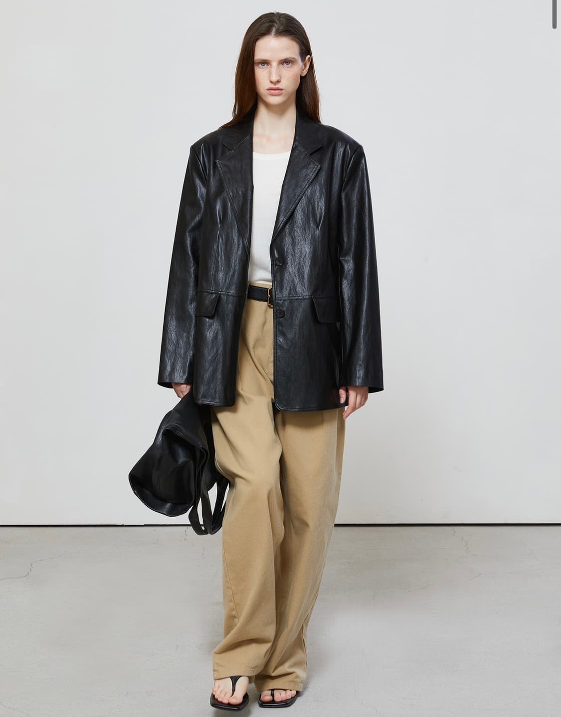 노티아 가죽 자켓 상품이미지4