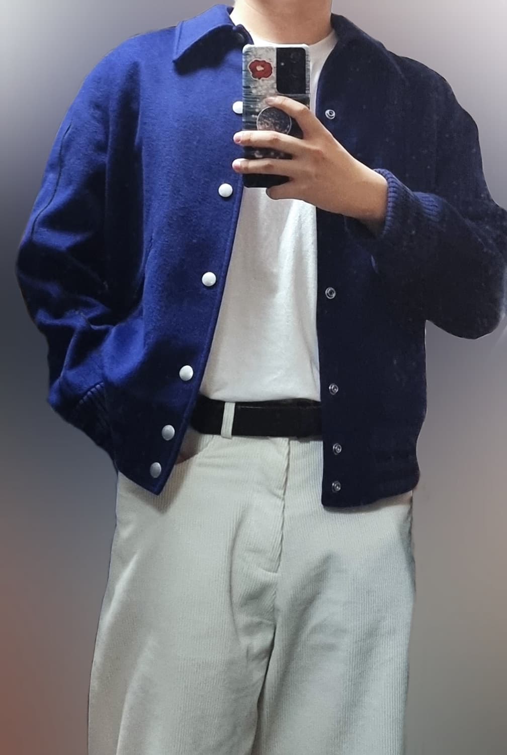 Calvin Klein 18FW Marine blue bomber jac 상품이미지4