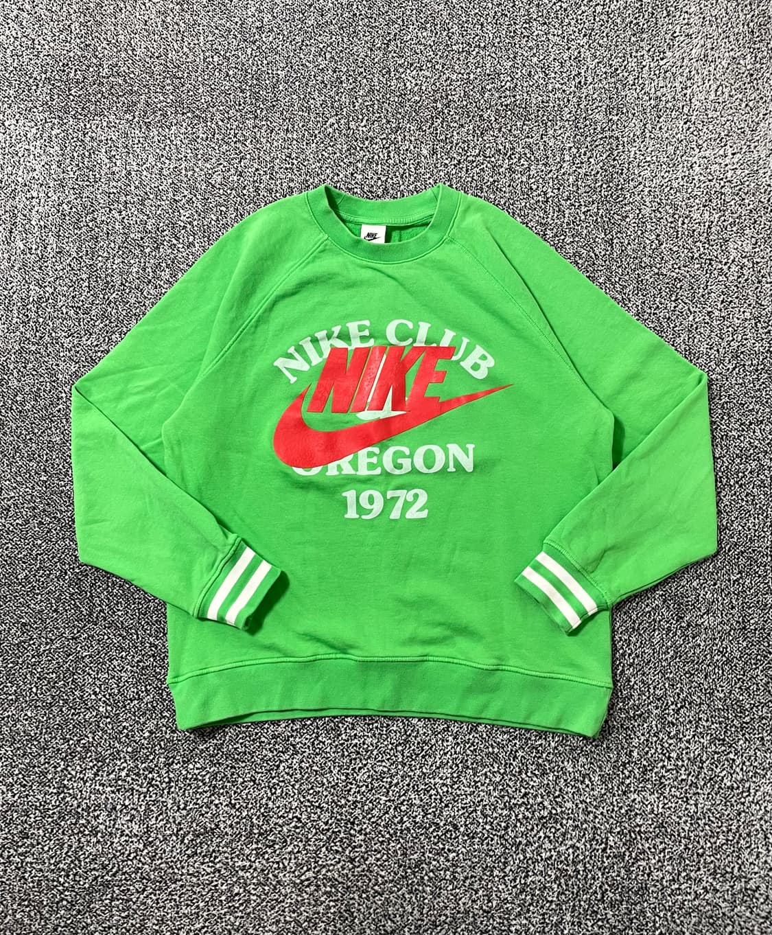 빈티지9. 나이키 NSW 오레곤 크루넥 맨투맨 스웻셔츠 그린 스파크 상품이미지1