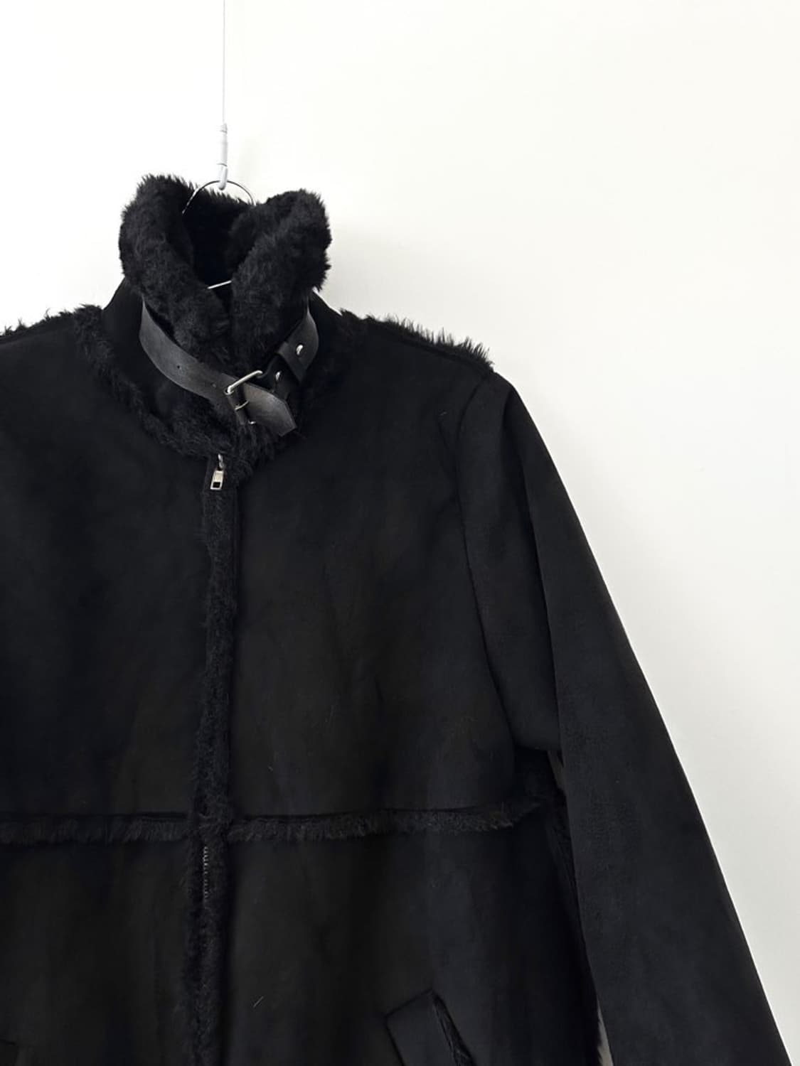 Chic highneck muston jacket / black 상품이미지2