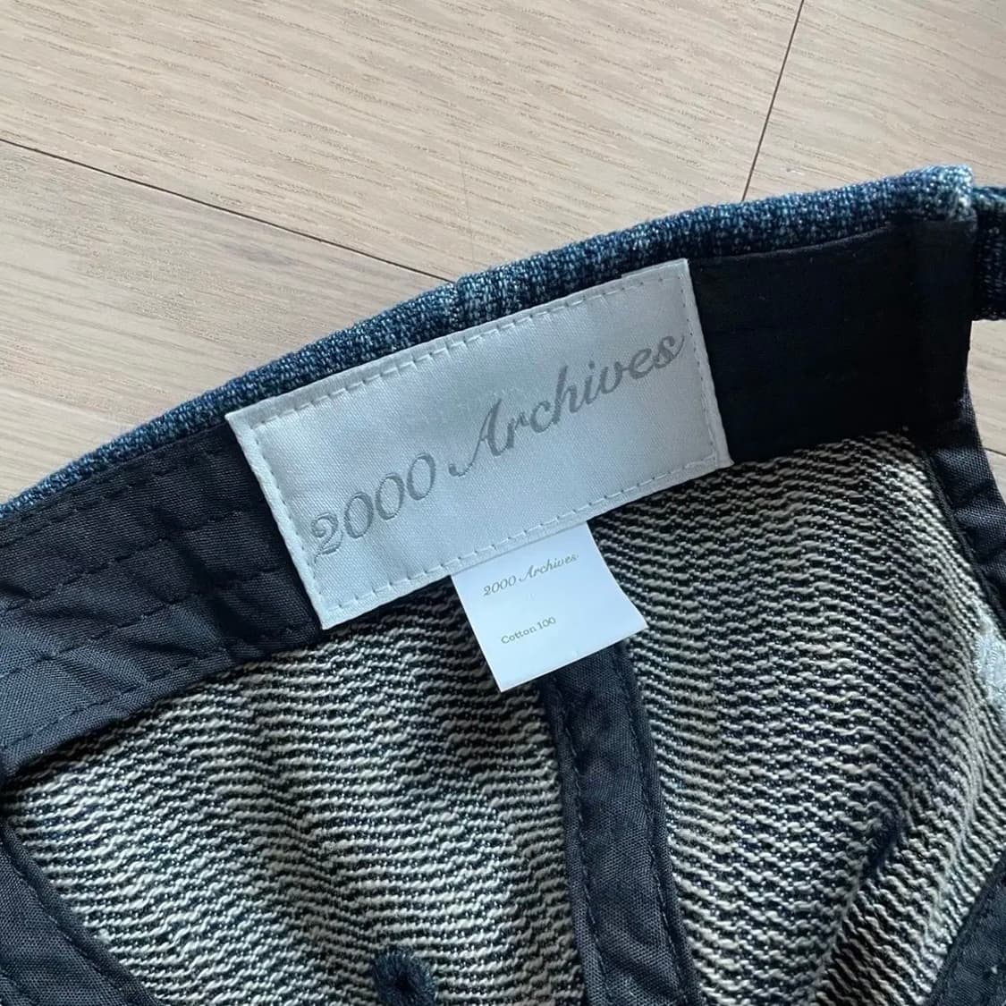 2000아카이브 데님 볼캡 모자 상품이미지2