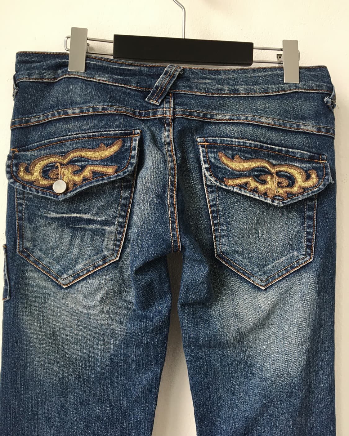 Back pocket point denim boots cut pants 상품이미지2