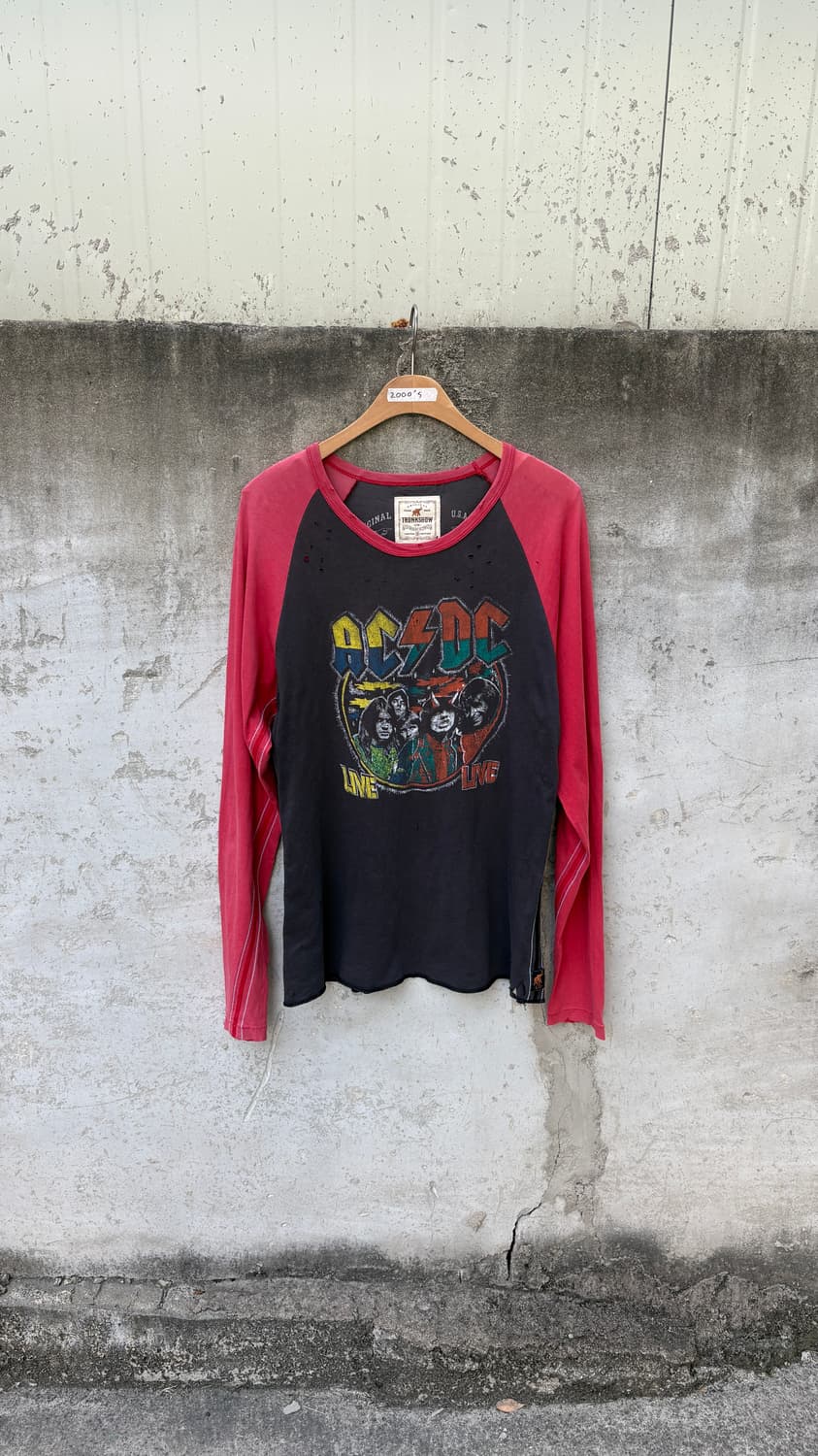 AC/DC by 트렁크(Trunk Ltd.) 빈티지 디스트레스드 티셔츠 상품이미지1