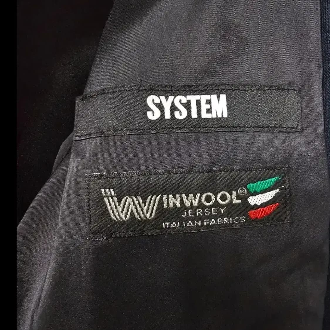 시스템옴므 백프린팅 블루종 자켓 95 상품이미지8