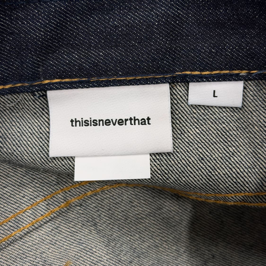 디스이즈네버댓 포켓로고 데님팬츠 바지 L 상품이미지3