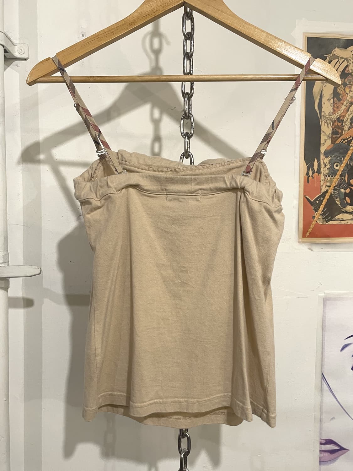 burberry 버버리 블루라벨 체크 베이지 슬리브리스 상품이미지4