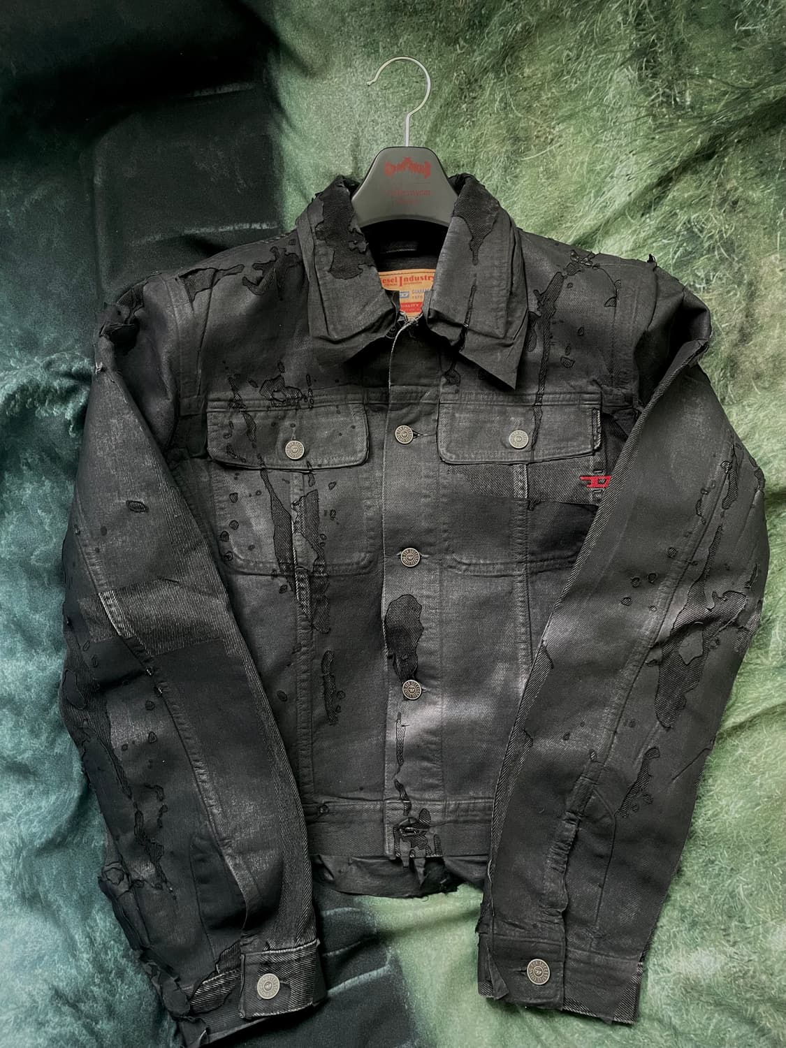 코팅 트러커 자켓 상품이미지1