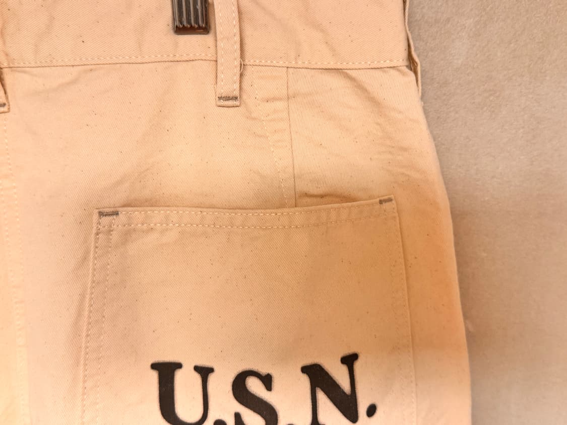 콜림보 해군 유백색 팬츠 40 사이즈(약 34) 상품이미지5