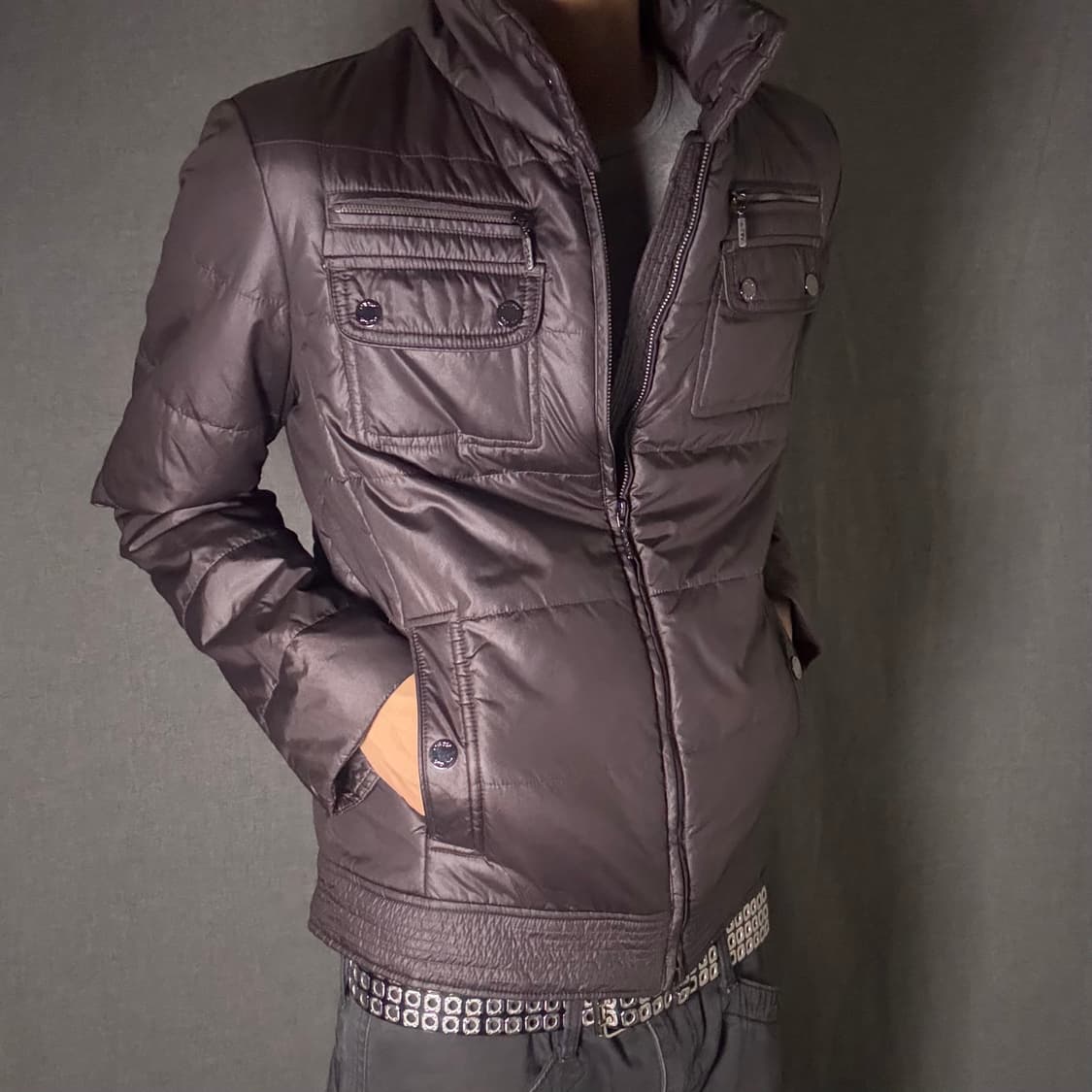 geox y2k 포켓 경량패딩 점퍼 상품이미지5