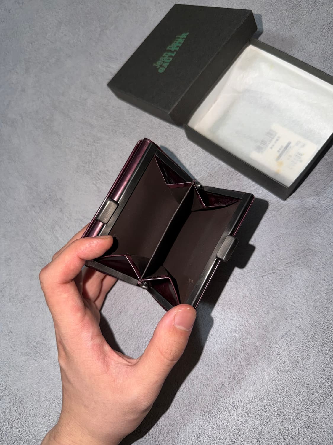 Jean Paul Gaultier Rose Leather Wallet 상품이미지6