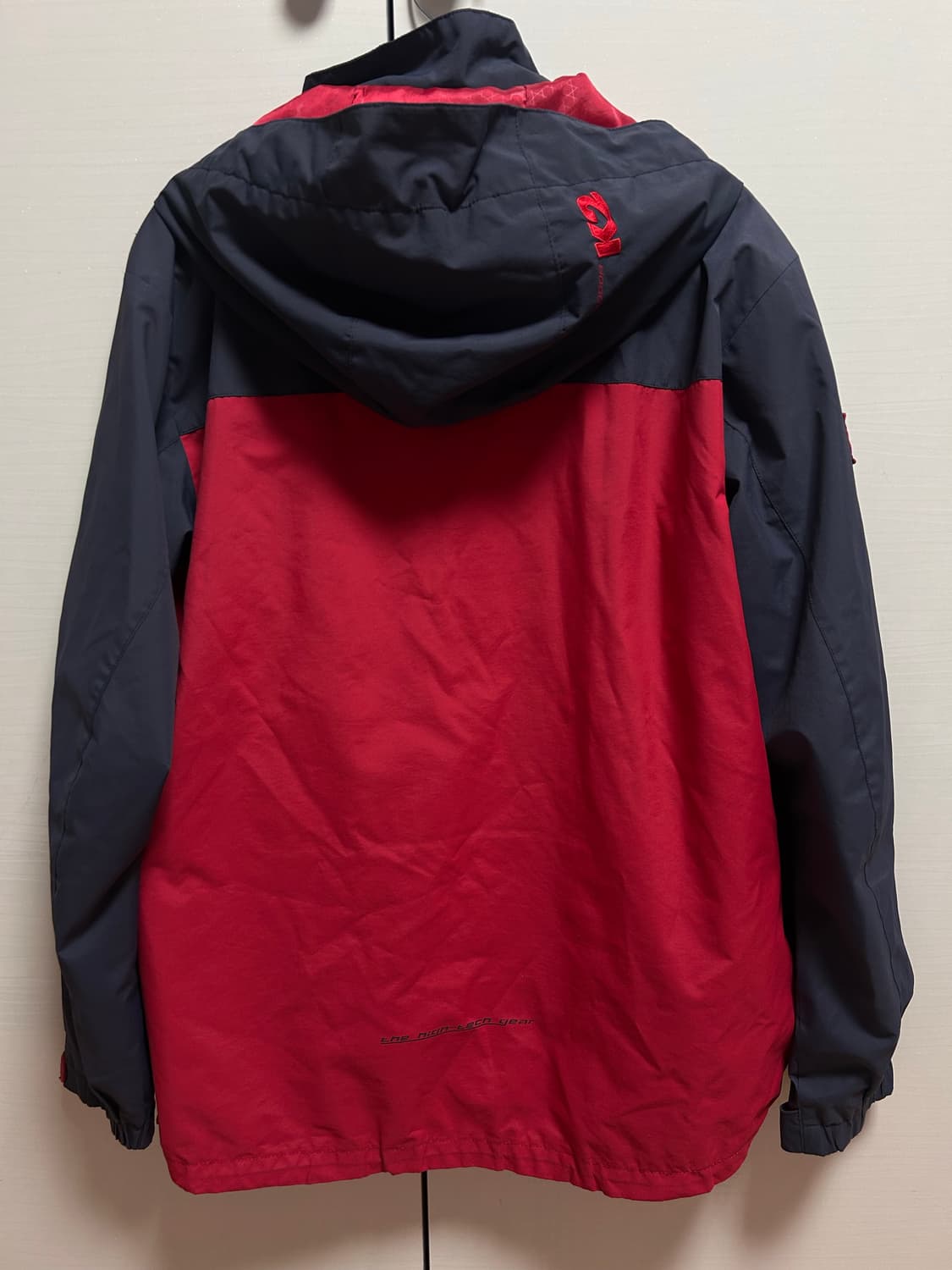 K2 바람막이 자켓 레드/네이비 100 상품이미지3