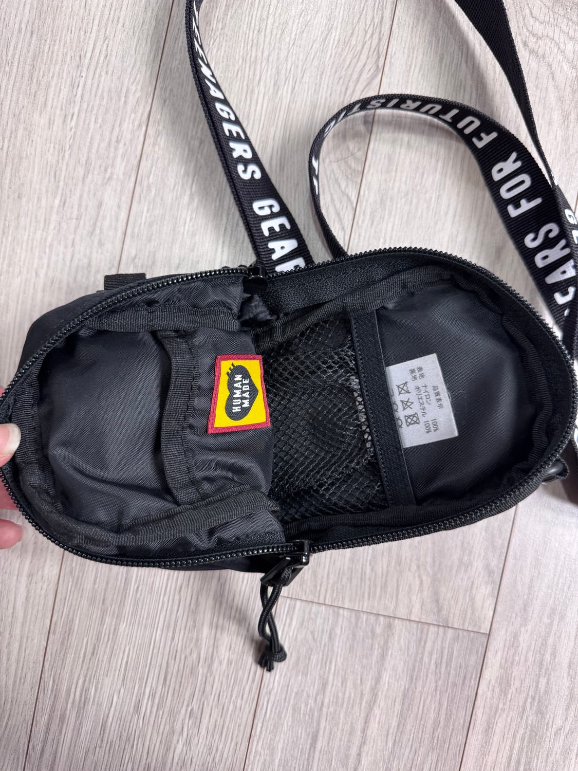 휴먼메이드 미니 웨이스트팩 블랙 상품이미지5