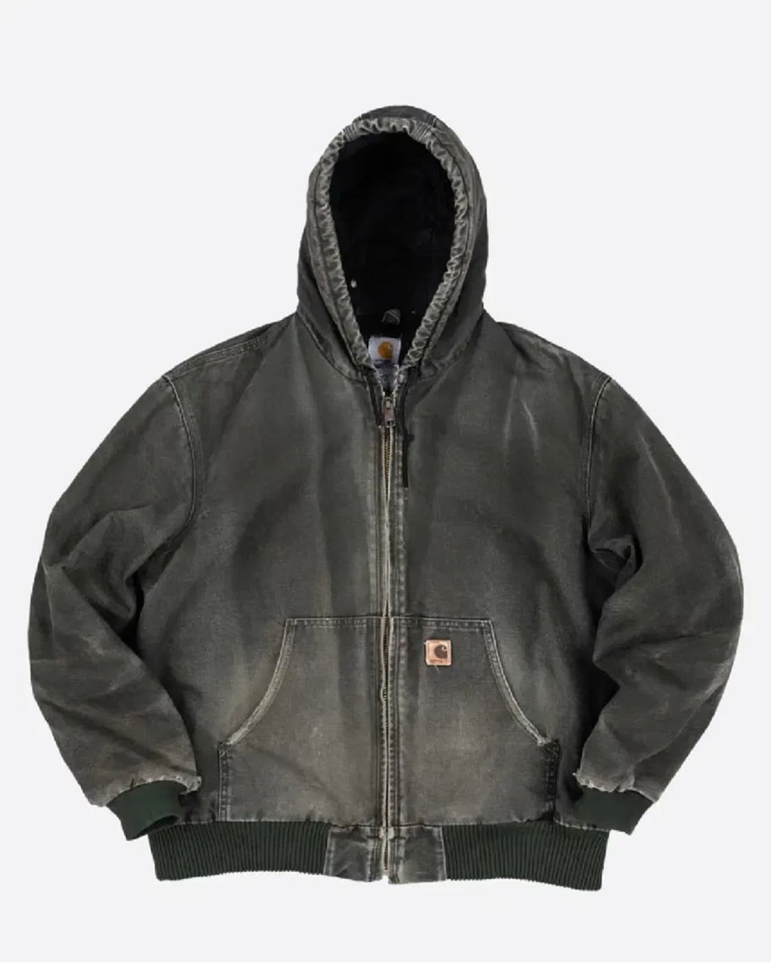 칼하트 덕 액티브 자켓 j130 mos green XL(tall) 상품이미지1