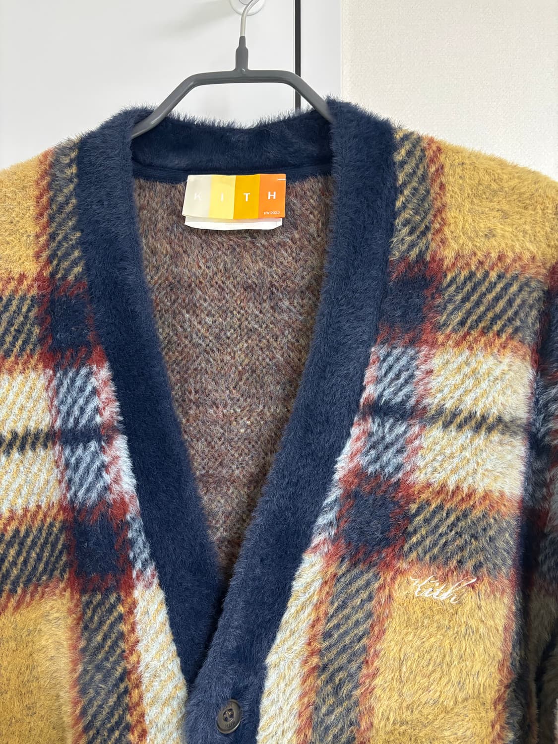 Kith 키쓰 플레이드 모헤어 헤비 가디건 상품이미지3