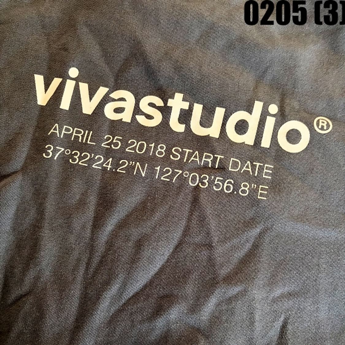 [M] 비바스튜디오 백로고 프린팅 맨투맨 0205(3) 상품이미지5